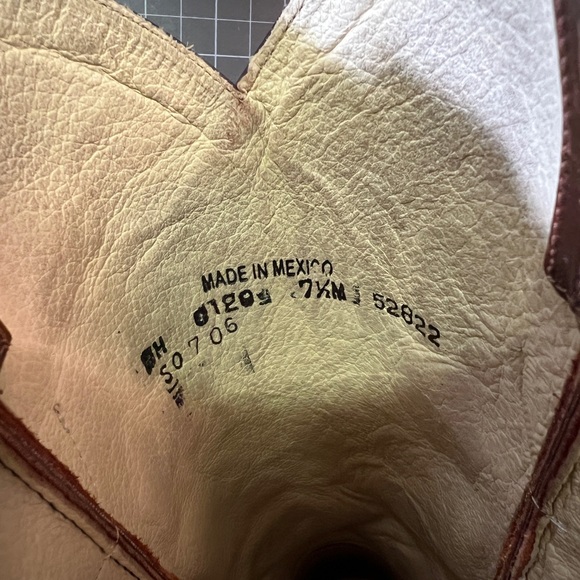 VGUC Sonora Double H boots with embroidery sz 7.5 - Picture 5 of 10